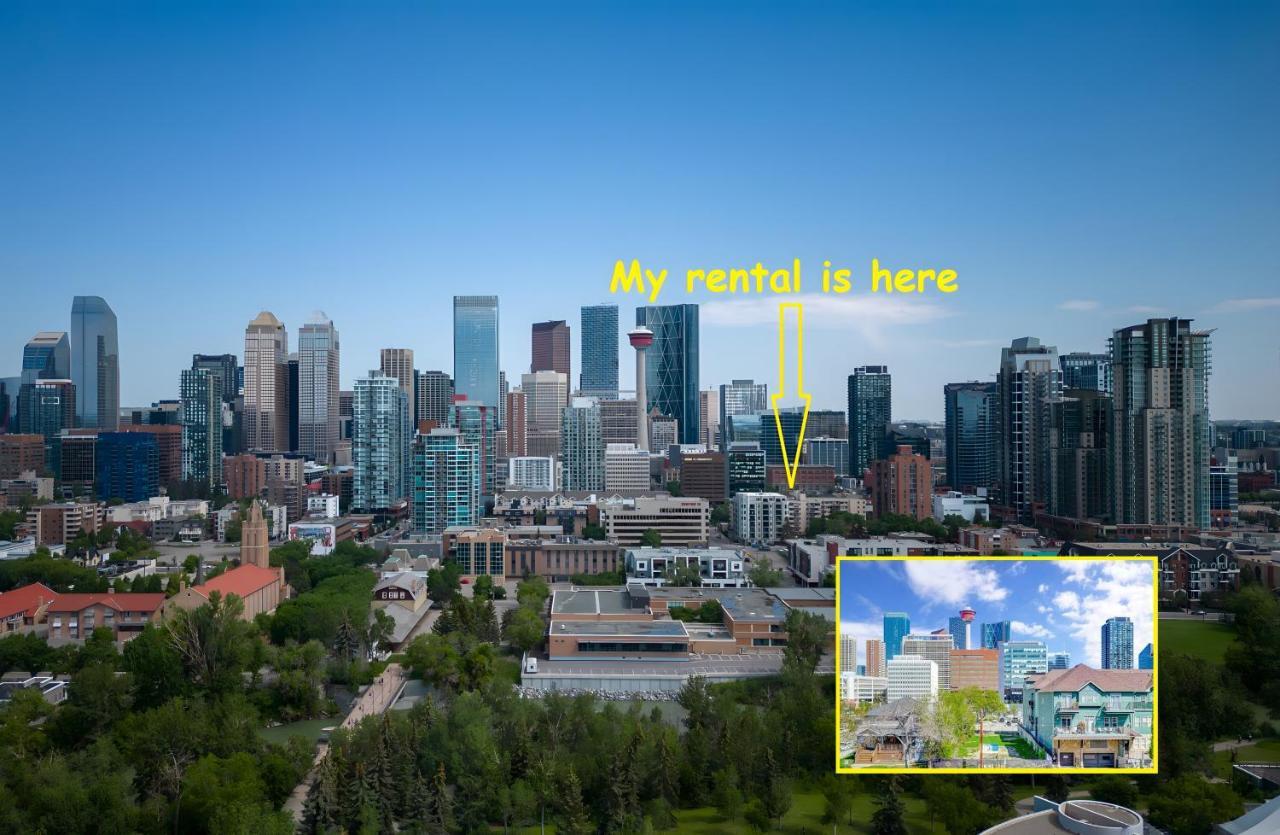 Entire Condo Downtown, Walk To Bmo & Stampede, Parking, 1,5 Hrs To Banff YYC Exteriör bild
